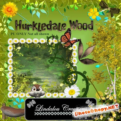 Скрап набор  Hurkledale Wood - Сказочный лес