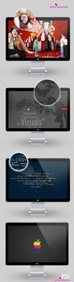 Apple Monitor Psd Template for Photoshop