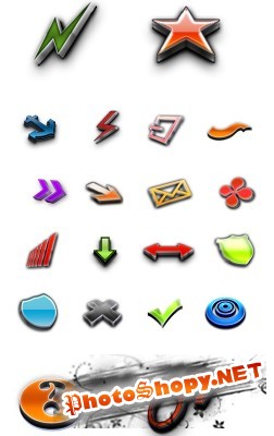Psd Icons Set for Photoshop