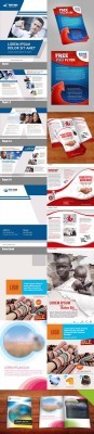 PSD Retail Marketing Postcard, Fold Brochure and Booklet Template for Photoshop