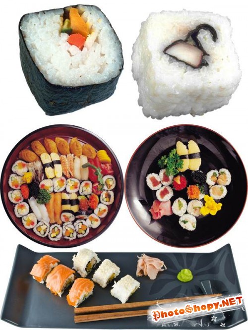 Фотосток: восточная кухня (часть вторая) - суши, роллы, сашими и др.