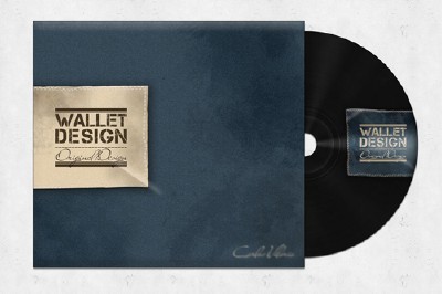 Wallet CD Mockup Psd Template For Photoshop