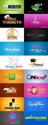 Logo Bundle For Different Business Lines PSD