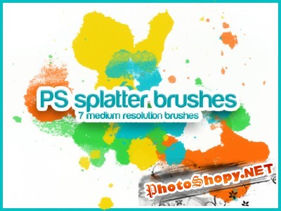 Photoshop Splatter Brushes