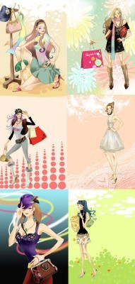 Collection Lovely Psd Girl Source Pack 3 for Photoshop