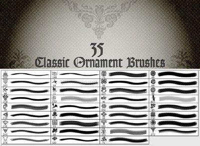 Classic Ornaments Brushes for Photoshop
