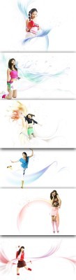 Collection Lovely Psd Girl Source Pack 9 for Photoshop