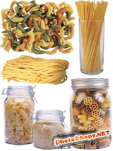 Фотосток: макароны, рожки, спагетти