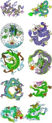 Collection of Dragons Psd 2012 for Photoshop