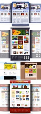 Corporate Website Template Pack for Photoshop