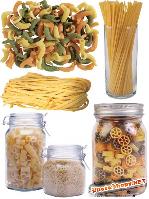 Фотосток: макароны, рожки, спагетти