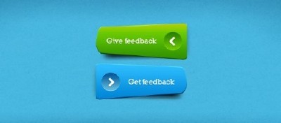 Unique Green and Blue Buttons for Photoshop