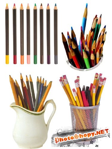 Фотосток: канцелярия - цветные карандаши (часть вторая)