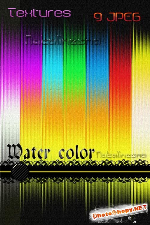 Акварель - Текстуры для Photoshop / Water color textures for Photoshop 