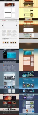 Web Templates Psd Pack 12 For Photoshop
