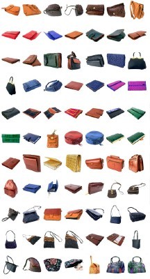 The collection of handbags and purses For Photoshop
