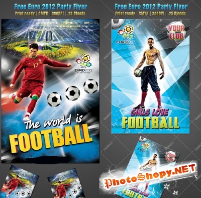 Euro 2012 Party Flyer Template