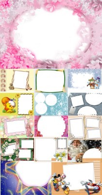 Collection of Spring Photo frames pack 11