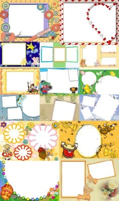 Collection of Spring Photo frames pack 12
