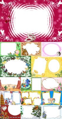 Collection of Spring Photo frames pack 21