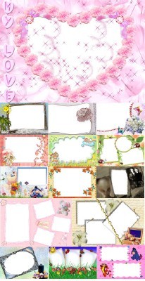 Collection of Spring Photo frames pack 22