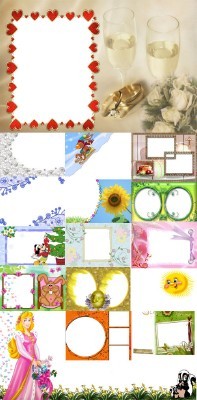 Collection of Spring Photo frames pack 28