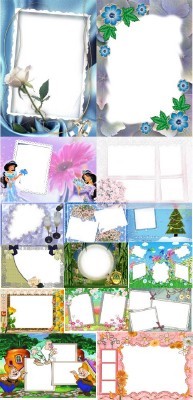Collection of Spring Photo frames pack 29