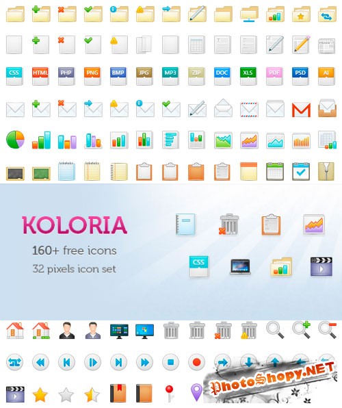 Иконки типы файлов - Koloria