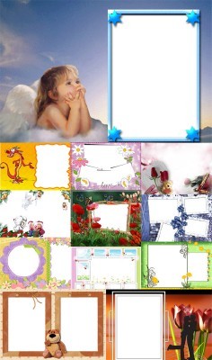 Collection of Spring Photo frames pack 37
