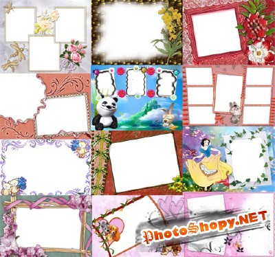 Collection of Spring Photo frames pack 39