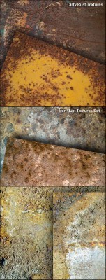 Iron Rust Textures Set