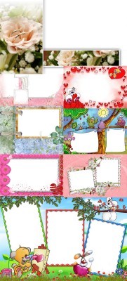 Collection of Spring Photo frames pack 47