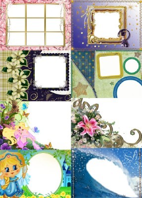 Collection of Spring Photo frames pack 50