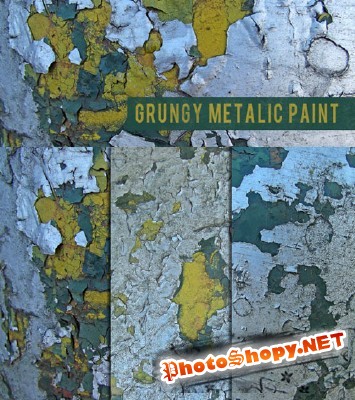 Grungy Metalic Paint Textures