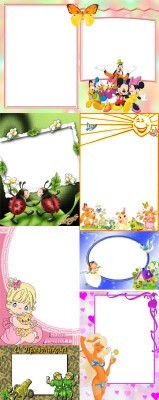 Collection of Spring Photo frames pack 60