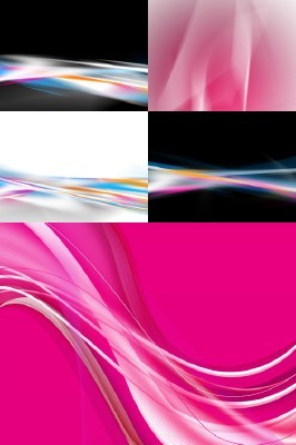 Wavy Abstract Backgrounds