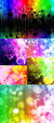 Colored Rays Backgrounds
