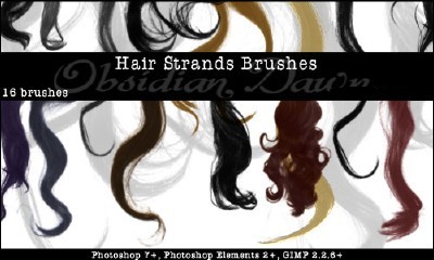 Hair Strands Brushes Set