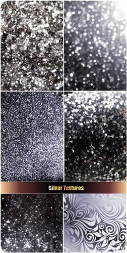 Серебристые блестки - сборник текстур