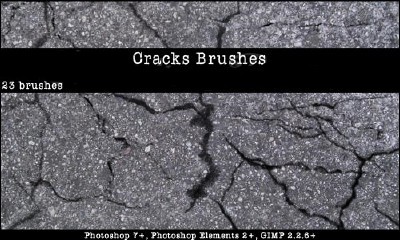 Cracks Photoshop Brushes Set