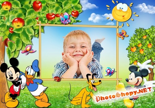 Фоторамка детская  - Микки Маус и его друзья