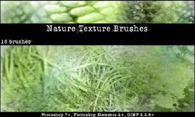 Nature Textures Brushes Set