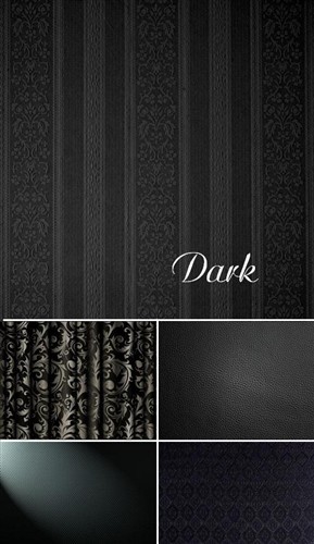 Набор темных высококачественных текстур пяти видов