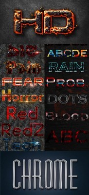 Magma Text Effect Styles for Photoshop