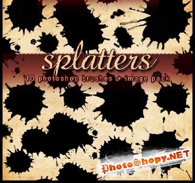 Splatters Brushes Set