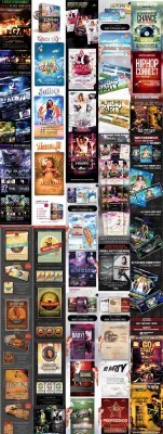 Excellent 15 Flyers and Posters Bundle in 1 Pack