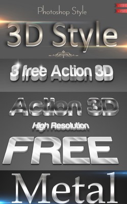 Metal Text Style pack