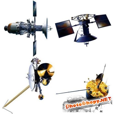Коллекция искусственных спутников в PSD
