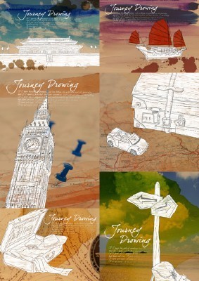 Collection Travel Sources PSD # 2