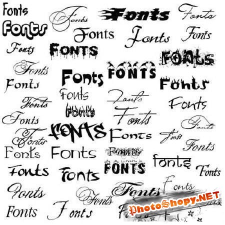 Тысяча популярных шрифтов